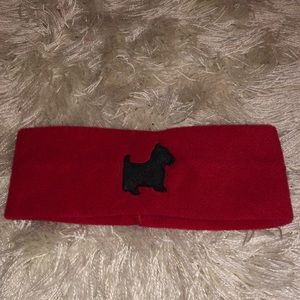 Red Scottie hairband/ear warmer